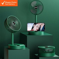 Adjustable Mini Desk Fan – USB Rechargeable Folding Table Fan for Home, Office, Portable Cooling