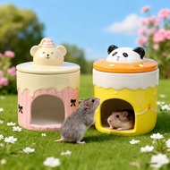 Hamster Igloo Pet Igloo Hamster Ceramic Nest Open Lid Can Hold Ice Box Golden Bear Guinea Pig Summer