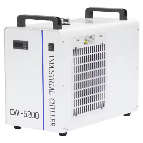Sihao Water Chiller CW3000 CW5000 CW5200 Water Chiller Cooling System w/6L Water Tank Capacity for C
