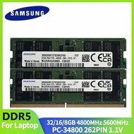 Notebook Memory DDR5 RAM 8GB 16GB 32GB 4800MHz Original SO DIMM 262pin For Laptop Computer Lenovo HP