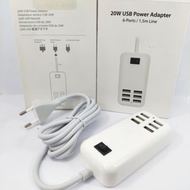 6port 20w USB Charger Adapter / 6 Port 20watt USB Charger / Usb Travel