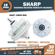 EST708 EST7015 EST1016 EST1216 EST1416 SHARP WASHING MACHINE SEMI AUTO GEARBOX