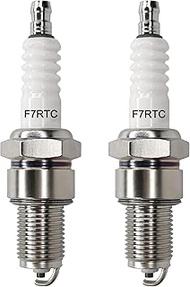 CQSPMOTO 2 Pack F7RTC Spark Plug Replace for NGK 5534/BPR7ES V-line-19 Bosch 7992/WR5DC 4038/WR5DP C