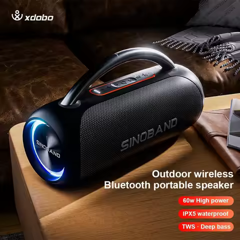 XDOBO Sinoband Youth 60W 2 In 1 Speakers Outdoor Portable Wireless Rgb Lighting Blue Tooth Dual Spea
