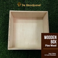 Wooden Storage Box 25cm*25cm ( Pine Wood )