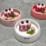 🚓South KoreaBDPet Bowl Ceramic Cat Dog Food Bowl Anti-Knock Slow Food Drinking Bowl Cat Food Dog Food Bowl Wholesale