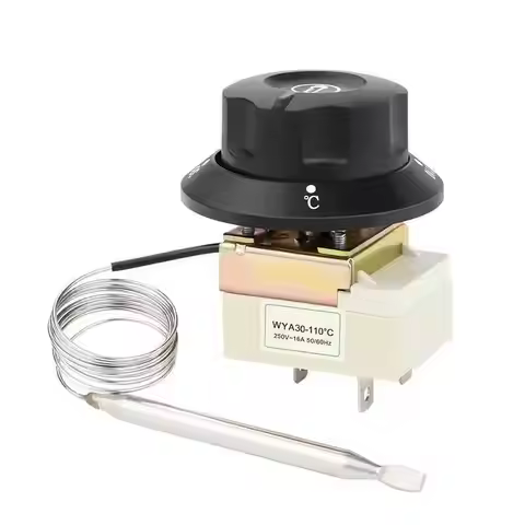 Knob Thermostat Temperature Control Switch Electric Oven Fryer Soup Pot Electric Fryer Oil Fryer Con