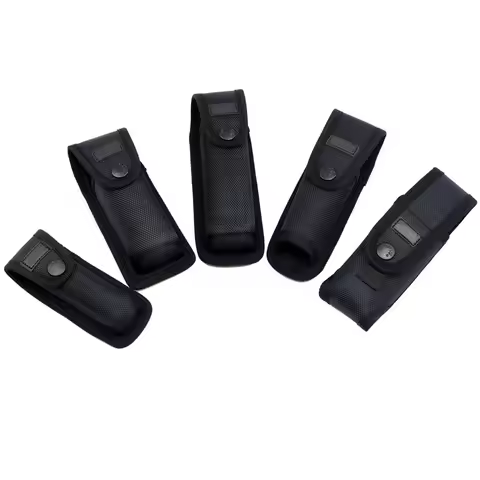 Portable Nylon Holster Pouch Cover Case Bag for Pocket LED Flashlight 501b 502b C8 C2 C12 S2 18650 2