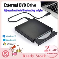Portable External DVD RW CD Burner Drive USB 2.0 DVD Reader CD-RW Writer Reader CD/DVD For Laptop PC