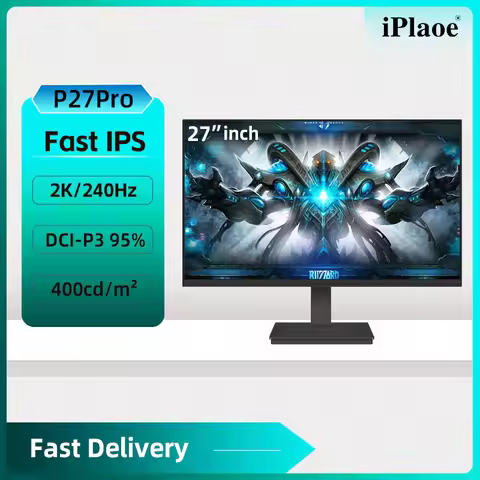 iplaoe 27 inch 2k 240Hz laptop monitor HDR 144Hz Esports Vertical Screen Borderless IPS LCD HDMI DP 