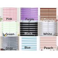 Bidai kain zebra/ curtain zebra blind/ zebra blind 🔥