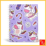Spiral Notebook/Double Ring Notebook-(A4/A5 | Line/Blank | 80gsm)-Unicorn 2|ROYCE PUBLISHING