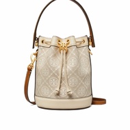 Tory Burch 女士 T MONOGRAM  提花迷你水桶包均碼碼常規、14cm*11cm*18cm