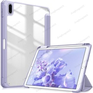 Shockproof Case for iPad 10th Gen (2022) 10.9 Inch Transparent Clear Back Shell With Pen Holder For iPad Pro 11 Case 2021 for iPad 7th 8th 9th 8 9 Generation Case 10.2 10”2 Air 5