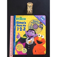 Sesame street Elmos Easy As 1 2 3 English Book Boardbook (Pre-owned)