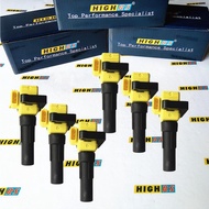 6 IGNITION COIL FIT 2006-2011 Subaru Outback 3.0 3.6 H6 B9 Tribeca Legacy EZ30D EZ30R EZ36D 22433-AA