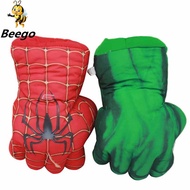 The Avengers Superhero Plush Hulk Gloves 25cm Soft Peluche Stuffed SpiderMan Figure Hulk Hands Anime