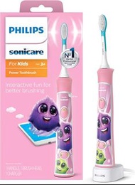 ✅現貨 原裝正貨 Philips Sonicare HX6321 兒童 藍牙連接充電式電動牙刷【粉色、寵物版】<平行進口>