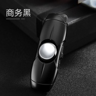 Fidget Spinner Single Jet Flame Black Windproof Butane Gas Lighter