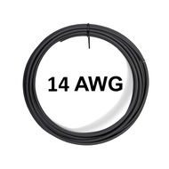 AWG 14 High Quality Silicone Wire Cable Black White Stranded Cable AWG14 Black Color