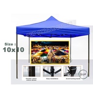10X10 Ft Folding Canopy Set / Tent (3m x 3m ) / Kanopi / Khemah / Payung Niaga Canopy Lipat Kanopi