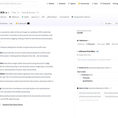 Nanonets-OCR-S Hadapi Kontroversi Open Source Meski Miliki Fitur Pemrosesan Dokumen Canggih
