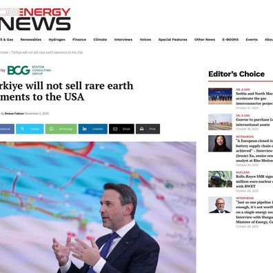 ยุทธศาสตร์แร่หายากของตุรกีจุดประเด็นอภิปรายภูมิรัฐศาสตร์และความตึงเครียดใน NATO