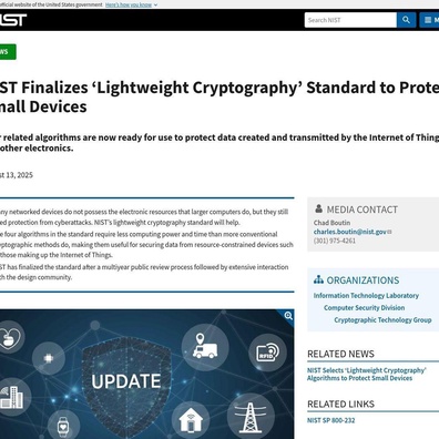 Standar Kriptografi Ringan Baru NIST Memicu Perdebatan Soal Trade-off Keamanan