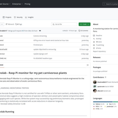 Penggemar Tanaman Karnivora Memperdebatkan Teknik Perawatan yang Tepat untuk Proyek Monitor Raspberry Pi Xenolab