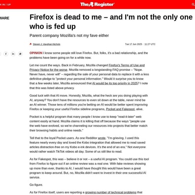Pengguna Firefox Bersatu Mendukung Kemampuan Pemblokiran Iklan Meski Browser Semakin Dikritik