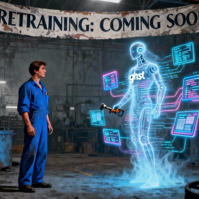 人工智能的经济影响与1980年代自动化浪潮相似，但存在关键差异