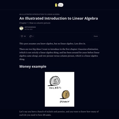 Pencipta Kandungan Matematik Pendidikan Menghadapi Kritikan Mengenai Susunan Pengajaran dalam Panduan Algebra Linear