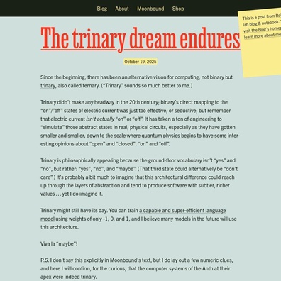 Tại Sao Sự Trở Lại Của Điện Toán Tam Phân Đang Diễn Ra Trong AI, Không Phải CPU