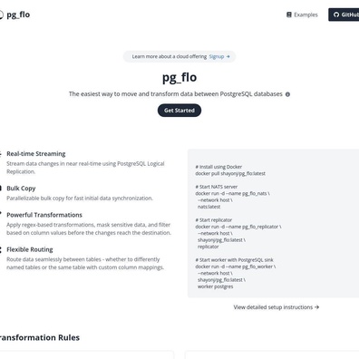 pg_flo nổi lên như một giải pháp thay thế đầy hứa hẹn cho Debezium trong việc truyền dữ liệu và chuyển đổi PostgreSQL
