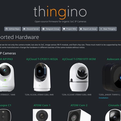 Thingino Menawarkan Alternatif yang Lebih Mudah dari OpenIPC untuk Penggemar Kamera IP di Amerika Serikat
