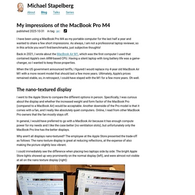 Layar Nano-Texture Apple Picu Perdebatan di Kalangan Pengguna, Pemilik MacBook Pro M4 Bahas Trade-off Matte vs Glossy