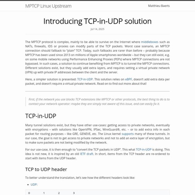 Penyelesaian TCP-in-UDP Mencetuskan Perdebatan Mengenai Alternatif QUIC dan Pengelakan Penapisan