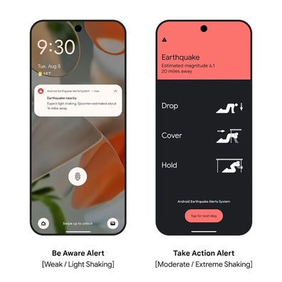 Google 的 Android 地震警報系統在四年全球測試後證實極為有效