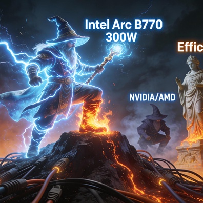 Kebocoran Intel Arc B770 Mengisyaratkan Flagship Battlemage yang Rakus Daya 300W