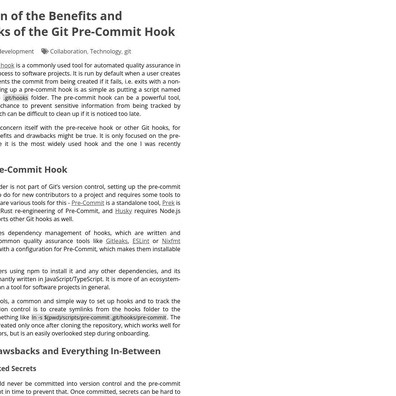 Git Pre-Commit Hooks ก่อให้เกิดการถกเถียงในหมู่ Developer: เป็นตัวเพิ่มประสิทธิภาพ หรือตัวขัดขวางการทำงาน?