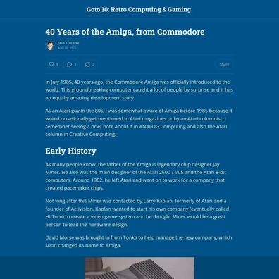 Penggemar Amiga Berbagi Kenangan Hardware dan Wawasan Teknis di Ulang Tahun ke-40