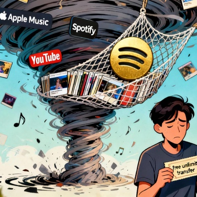 Spotify กำจัดอุปสรรคการเปลี่ยนบริการด้วยเครื่องมือย้ายเพลย์ลิสต์ในตัว