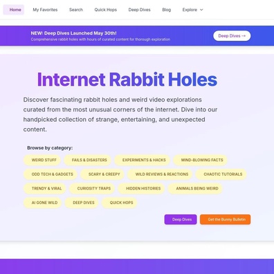 Situs Kurasi Internet Rabbit Hole Hadapi Masalah Kontrol Kualitas karena Konten Buatan AI Mengecewakan Pengguna