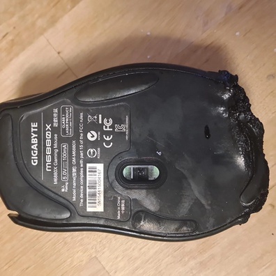 Gigabyte M6880X Mouse Bursts into Flames, Company Launches Investigation