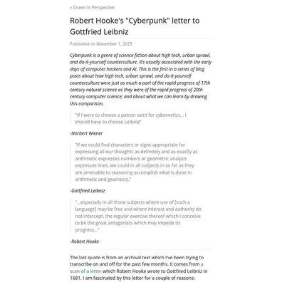 Tầm Nhìn Cyberpunk Của Robert Hooke: Nhà Khoa Học Thế Kỷ 17 Đã Hình Dung Công Nghệ Như Công Cụ Cho Tự Do