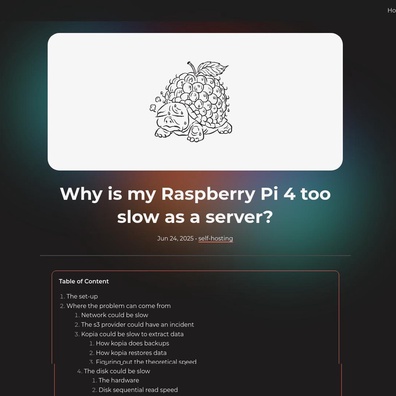 Vấn đề hiệu suất máy chủ Raspberry Pi 4 gây tranh luận trong cộng đồng về giới hạn phần cứng
