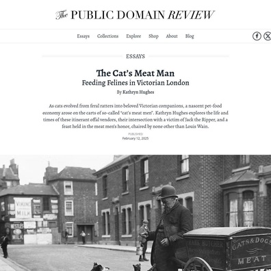 อาชีพที่ถูกลืมของ London ยุค Victorian: ชายขายเนื้อแมวเลี้ยงแมวในเมืองก่อนยุคอาหารสัตว์เลี้ยงสมัยใหม่