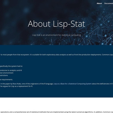 โปรเจกต์ Lisp-Stat ถูกวิพากษ์วิจารณ์เรื่องการระบุแหล่งที่มาและการพัฒนาที่ไม่สมบูรณ์