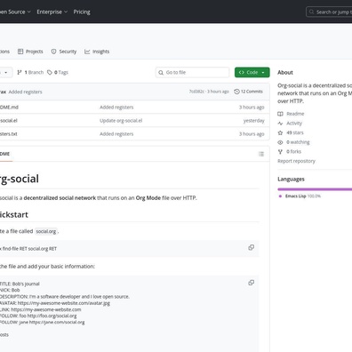 Org-social Menciptakan Jejaring Sosial Ultra-Niche Khusus untuk Pengguna Emacs