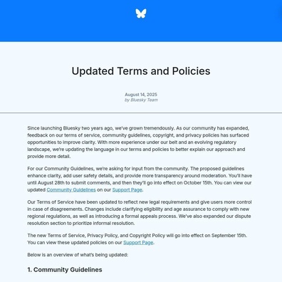 Bluesky Memperbarui Ketentuan dan Kebijakan Sementara Komunitas Memperdebatkan Monetisasi dan Desentralisasi Sejati